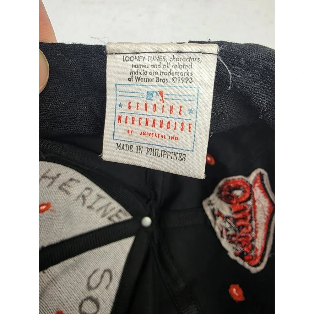 Vintage‎ 1993 Baltimore Orioles Looney Tunes Bugs Bunny Snapback Hat Cap Youth